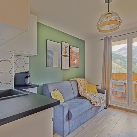 Studio De Charme Avec Vue Sur Le Val D'Allos, Parking Et Wifi Gratuit Kültér fotó