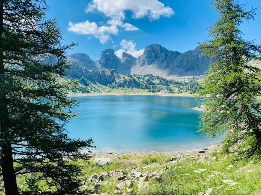 Studio De Charme Avec Vue Sur Le Val D'Allos, Parking Et Wifi Gratuit Kültér fotó
