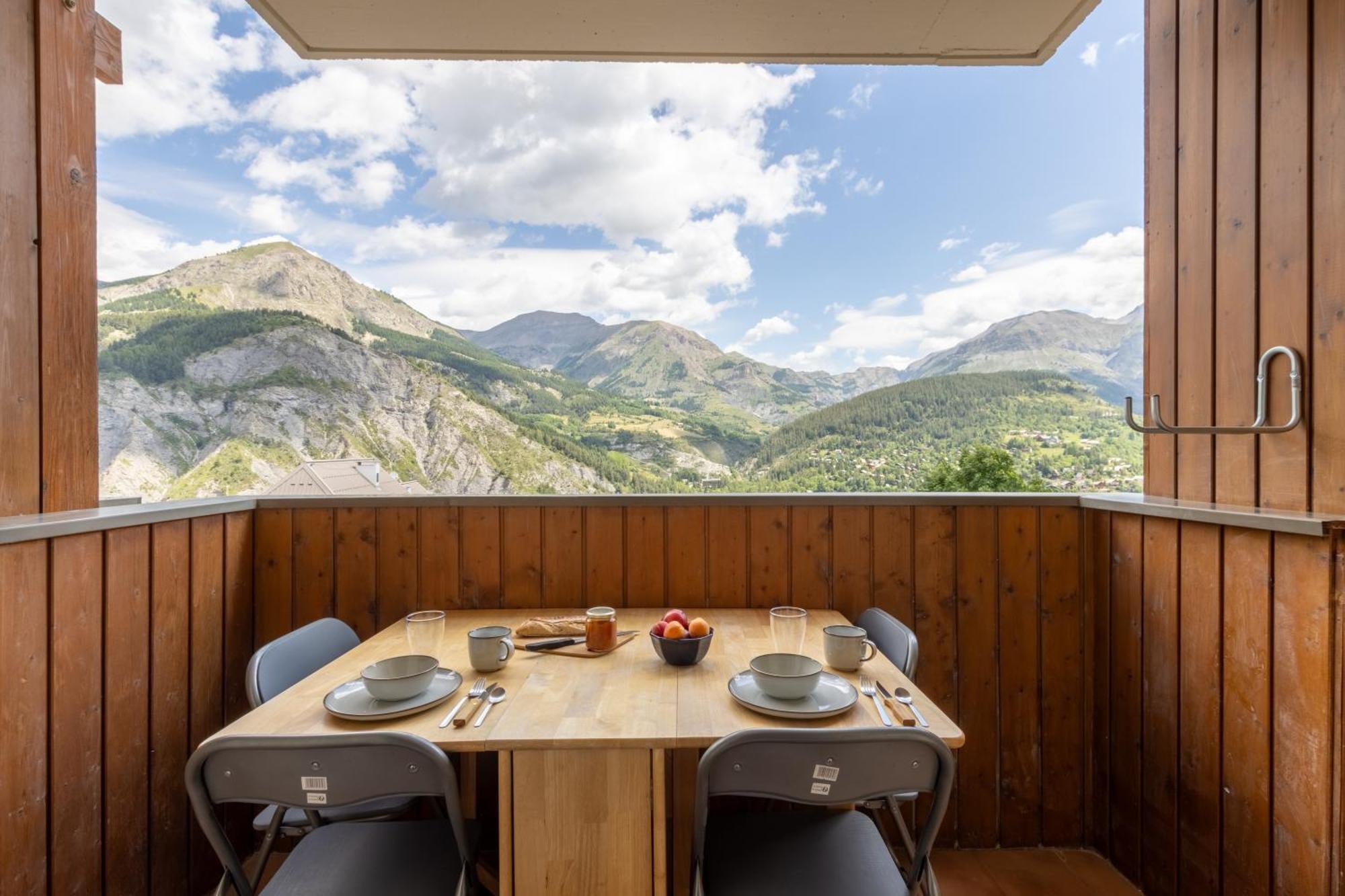 Studio De Charme Avec Vue Sur Le Val D'Allos, Parking Et Wifi Gratuit Kültér fotó