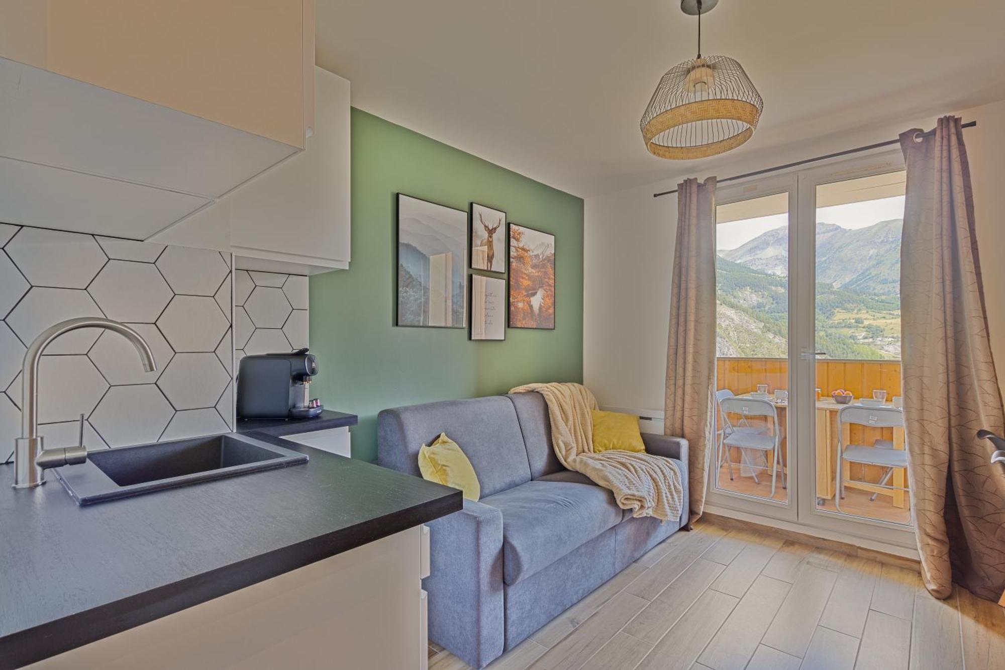 Studio De Charme Avec Vue Sur Le Val D'Allos, Parking Et Wifi Gratuit Kültér fotó